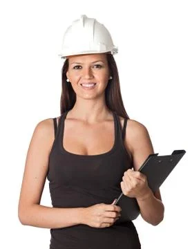 Attractive young engineer Stock Photos