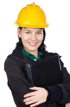 Attractive young engineer Stock Photos