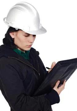 Attractive young engineer Stock Photos
