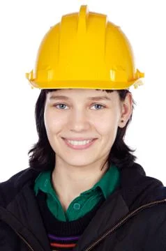 Attractive young engineer Stock Photos