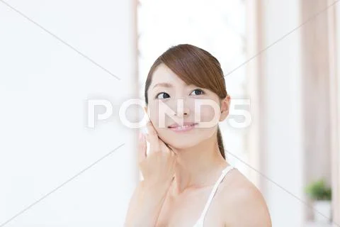 Attractive young girl portrait Stock Photos