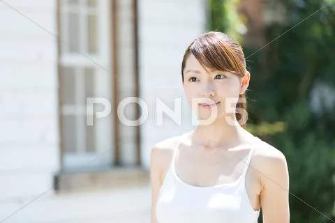 Attractive young girl portrait Stock Photos