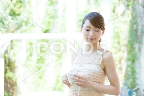 Attractive young girl portrait Stock Photos
