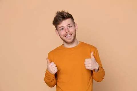 Attractive young guy Stock Photos