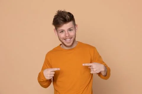 Attractive young guy Stock Photos