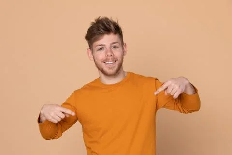 Attractive young guy Stock Photos