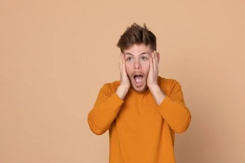 Attractive young guy Stock Photos