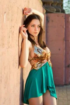 Attractive young lady Stock Photos