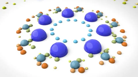 Attractor Ring CloseAngle Stock-Footage 153489322