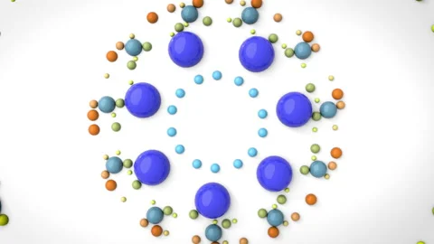 Attractor Ring CU Stock Footage 153489326