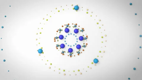 Attractor Ring Top Stock Footage 153489351