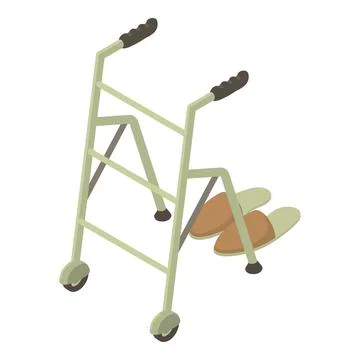 Attribute oldage icon, isometric style Stock Illustration
