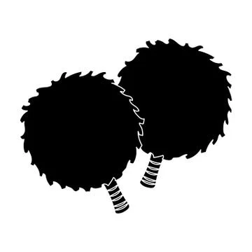 Attribute for the support group.Fans single icon in black style vector symbol Stock Illustration