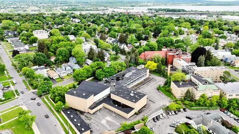 Attributed to the Education - Regina College Complex - Syracuse, NY 스톡 사진