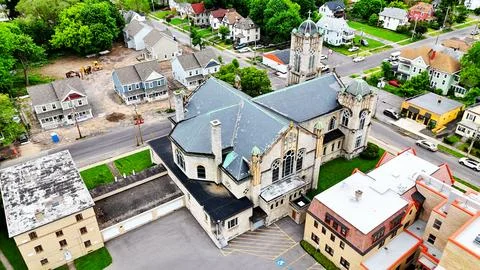 Attributed - St. Anthony of Padua Catholic Church - Syracuse, NY Stock-Fotos