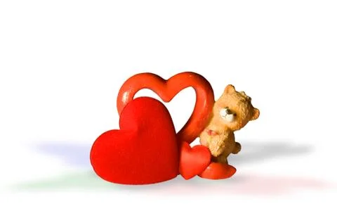 Attributes of the valentine's day Foto stock