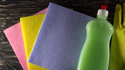 Attributes for washing dishes Stock Footage 81303776