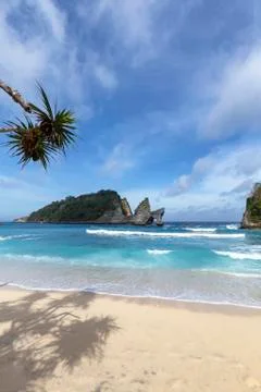 Atuh Beach Stock Photos