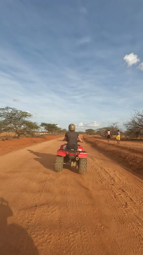 ATV in Africa Stock Footage 234679167