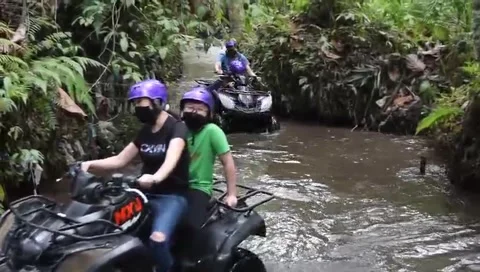 ATV in Bali Stock Footage 311423000