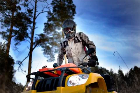 Atv biker Stock Photos