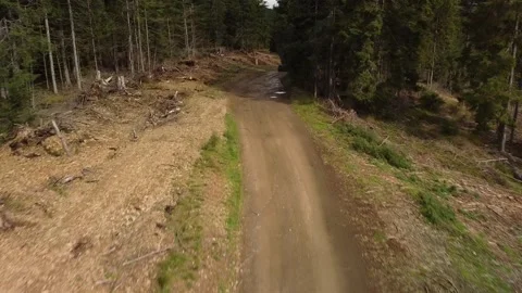 ATV Driving Fast On Mountains 스톡 동영상 218407217