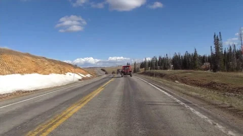 ATV Group on pavement Stockbeeldmateriaal 61474452