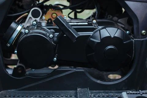 ATV internal combustion engine Stock Photos