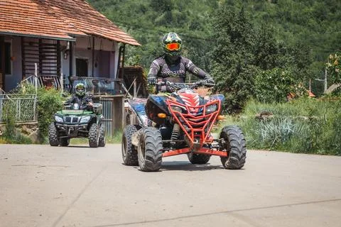 ATV race Foto stock