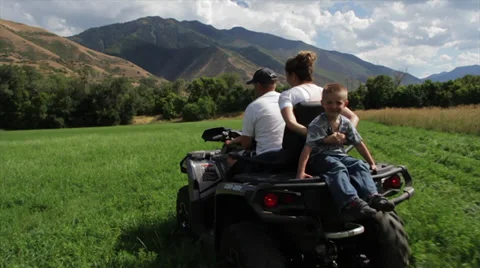 ATV Ride Through Farm Fields 2 動画素材 39678250