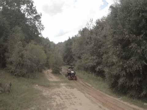 ATV on Rural Dirt Path 03 Видео 77608735