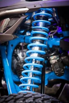 ATV shock absorbers Stock Photos