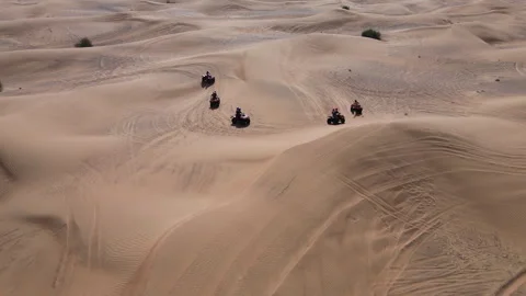 ATVs in the desert Vídeo Stock 256597140