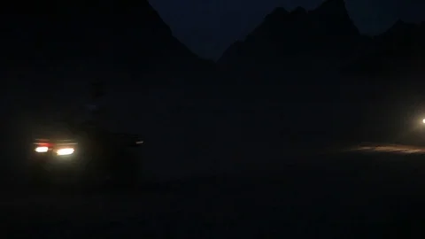 ATVs driving in desert Stock Footage 72498636