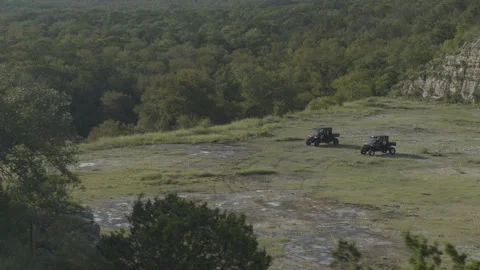 ATVs Racing in the Wilderness Stock Footage 323403658
