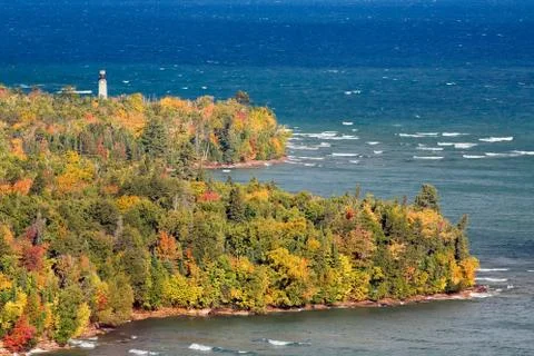 Au Sable Point Lighthouse Stock Photos