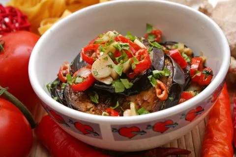 Aubergines Stock Photos