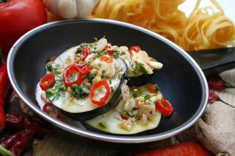 Aubergines Stock Photos