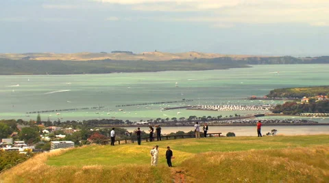 Auckland Bay Stock Footage 1092441