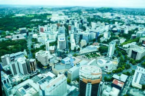 Auckland birdview Stock Photos