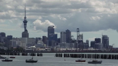 Auckland City Stock Footage 83530454