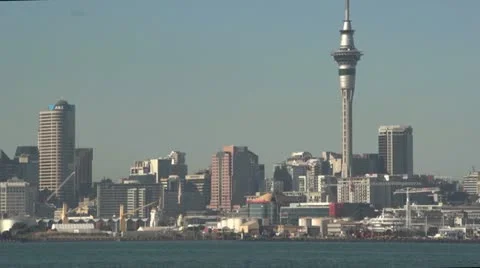 Auckland Cityscape 3 Stock Footage 16760206