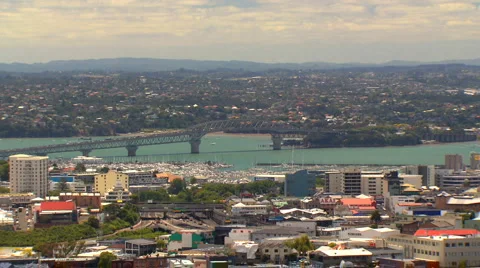 Auckland panorama 库存影片 1091996