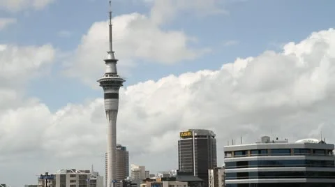 Auckland skytower Stock Footage 11801190