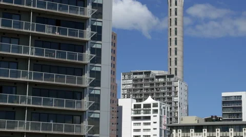 Auckland's Skytower Stock Footage 55737712