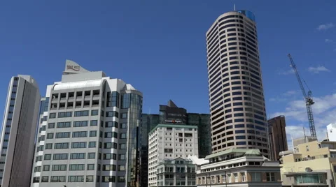 Auckland's Skytower Stock Footage 55760241