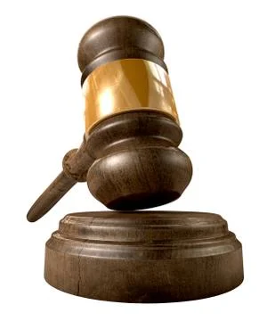 Auction hammer Stock Illustration