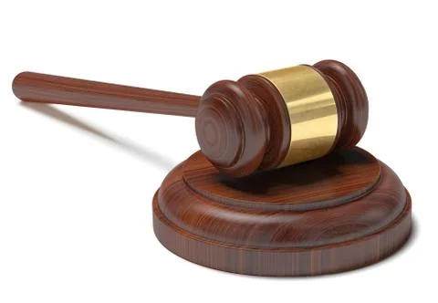 Auction hammer Stock Illustration