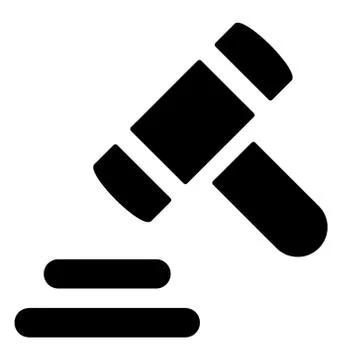 Auction Hammer Vector Stock Illustration