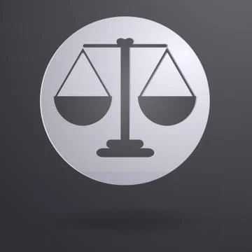 Auction icon Flat. Stock Illustration